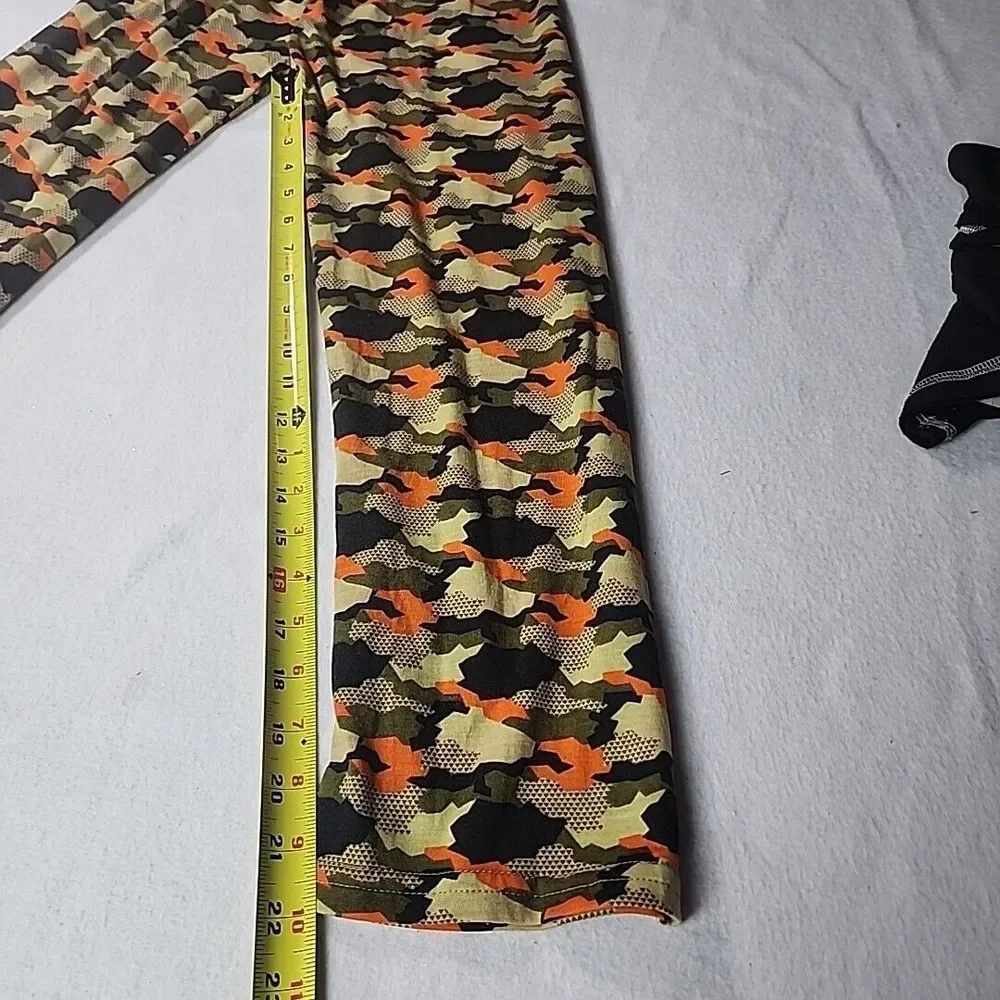 Falls Creek Boys Size Medium‎ Pajama Set Camouflage Wolf 2 Piece Set Long sleeve
